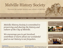 Tablet Screenshot of melvillehistorysociety.org.au